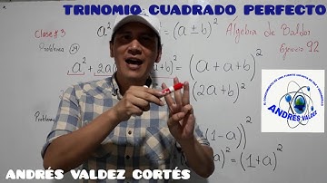 FACTORIZACIÓN DE UN TRINOMIO CUADRADO PERFECTO ÁLGEBRA DE BALDOR EJERCICIO 92 ( CLASE 15 )
