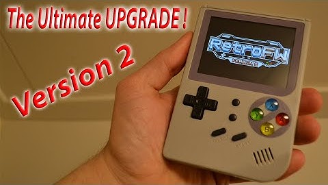 RetroFW Version 2 is HERE !! ... Uprgade your China Handheld !