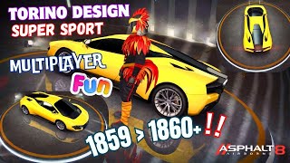 Asphalt 8 TORINO DESIGN Super Sport Multiplayer Fun