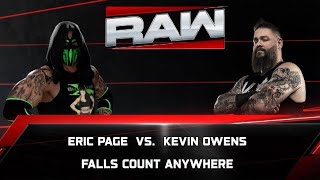 WWE2K26 | Eric "The Outsider" Page vs. Kevin Owens - Falls Count Anywhere