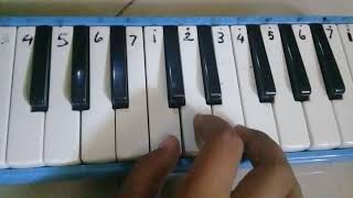 Not pianika lagu bungong jeumpa