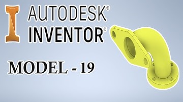 Autodesk Inventor diagram step by step drawing Model 19 | Tamil