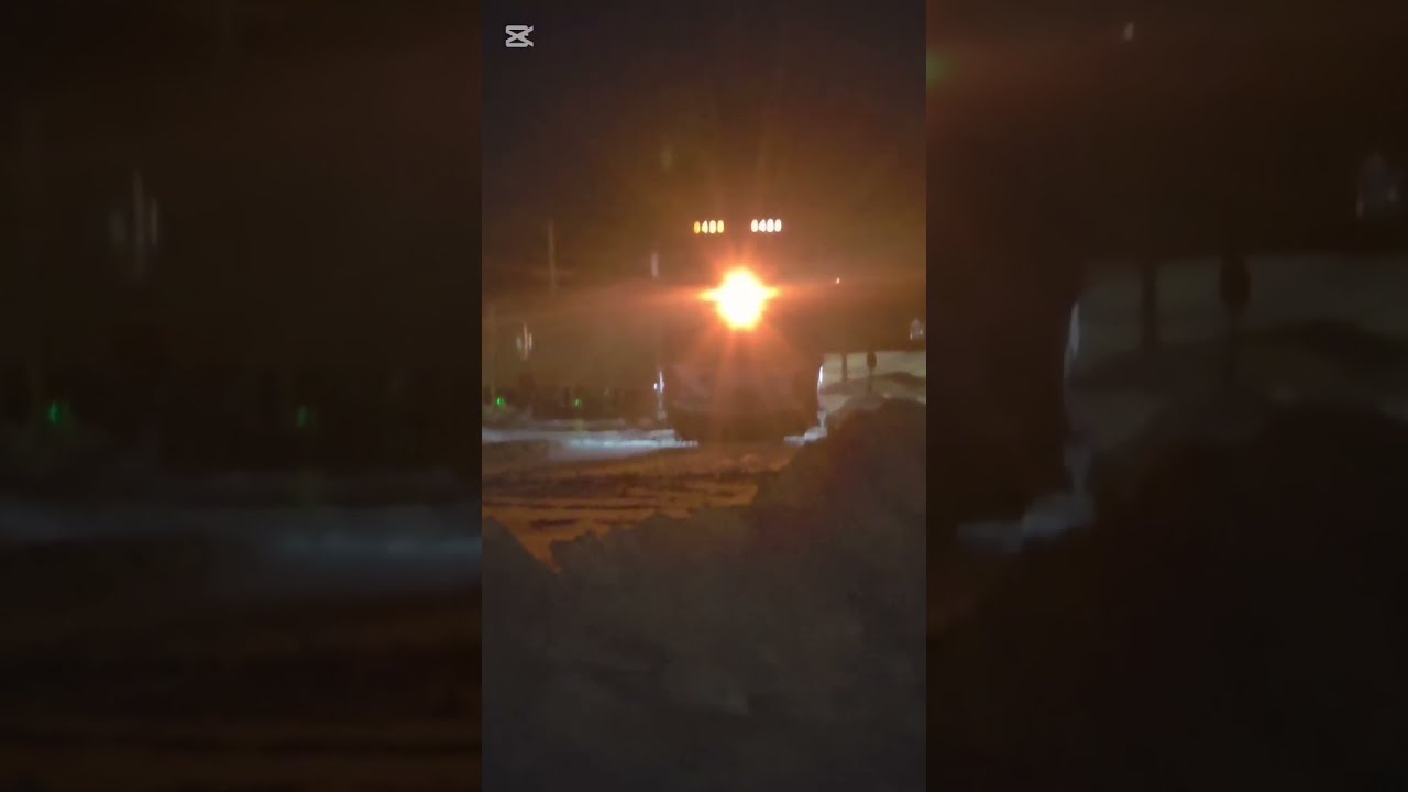 The VIA Trains Hooking up at The Pas and going to Winnipeg Trains 6438 6421 6428 6455 on Feb 21 2026