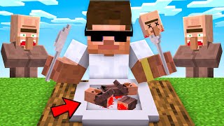 Minecraft But I Can Eat Villagers And Mobs..