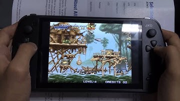 【01】JXD S7800B-Metal Slug 1 game review/gameplay/walkthrough video on Android Handheld game console