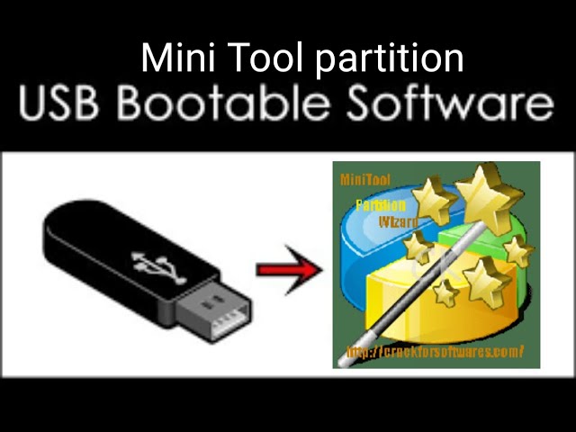create bootable pendrive mini tool partition wizard 
