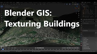 Blender GIS - Texturing Buildings screenshot 4