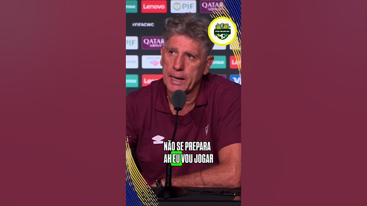 SOBRE JOGADORES SUSPENSOS RENATO GAÚCHO NÃO SE DIZ PREOCUPADO E REFORÇA CONFIANÇA NO GRUPO