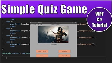Make a multiple choice randomized quiz game in visual studio with WPF C#