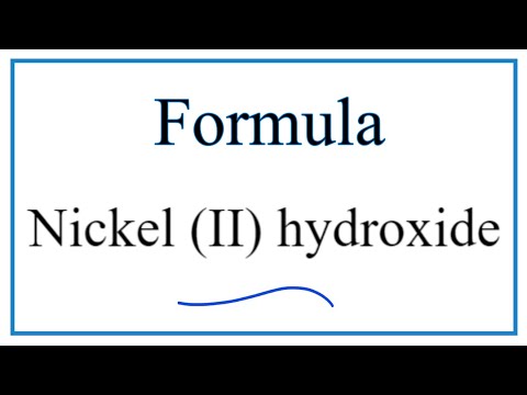 Video: Je hydroxid nikelnatý pevná látka?