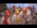 Новогодний утренник танец "Снеговиков" средняя группа