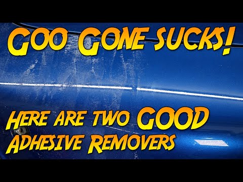 Two Great Products To Remove Old Adhesive. Because Goo Gone Sucks!