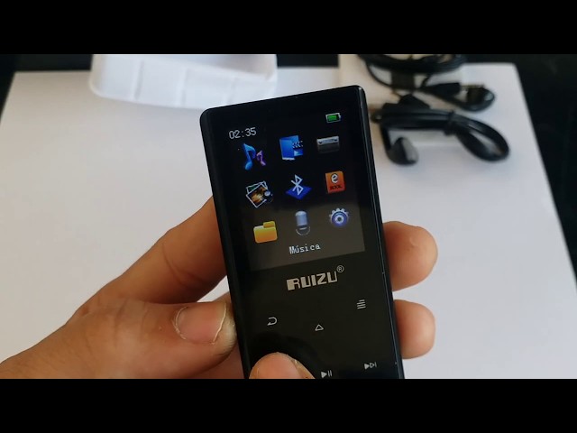 MP4 play Ruizu D29 16G, Bluetooth, Comandos touch screen. Top