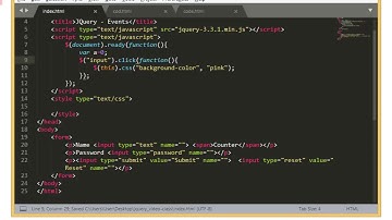 JQuery - Focus Event  in Hindi/Urdu