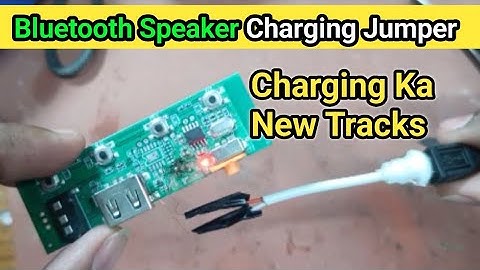 Bluetooth Speaker Charging Port Repair || Bluetooth Speaker Charging Jack Jumper || How to Repair |