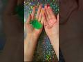 Mixing Pink and Emerald Green Slime!! Guess the Colour 🩷💚#shorts #slimemixing #guessthecolor