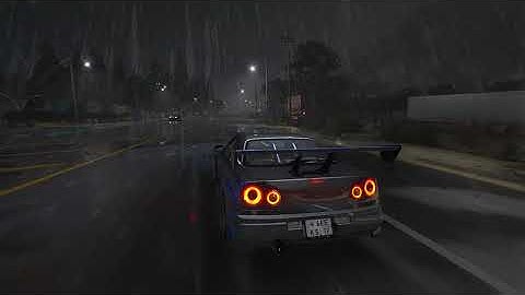 GTA 5 Realistic Graphics Mod QuantV + NVE + RTGI With Realistic Vegetation Gameplay On RX6600XT