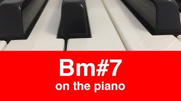 The B# Minor 7 or B#m7 Chord: How To Play It On Piano!