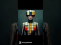 Mondrian fashion #midjourney