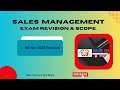 Sales Management N6 Revision.