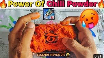 Legends Never Die 😈 Chilli powder Power 😤 #free_fire #power #viral