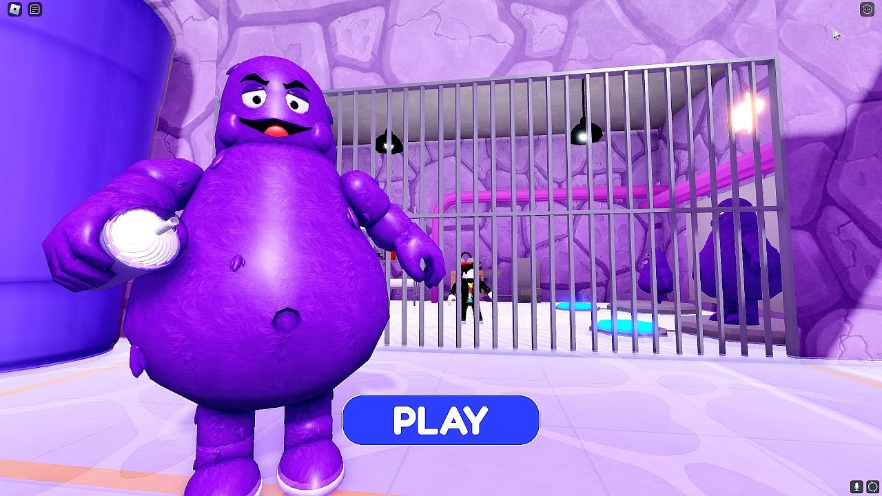 Baby Grim Barry's Prison Run Obby ROBLOX (full gameplay PC)