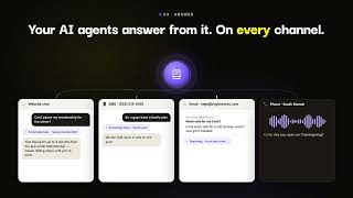 Introducing Answering Agent Knowledge Base | Write Once, Answer Everywhere