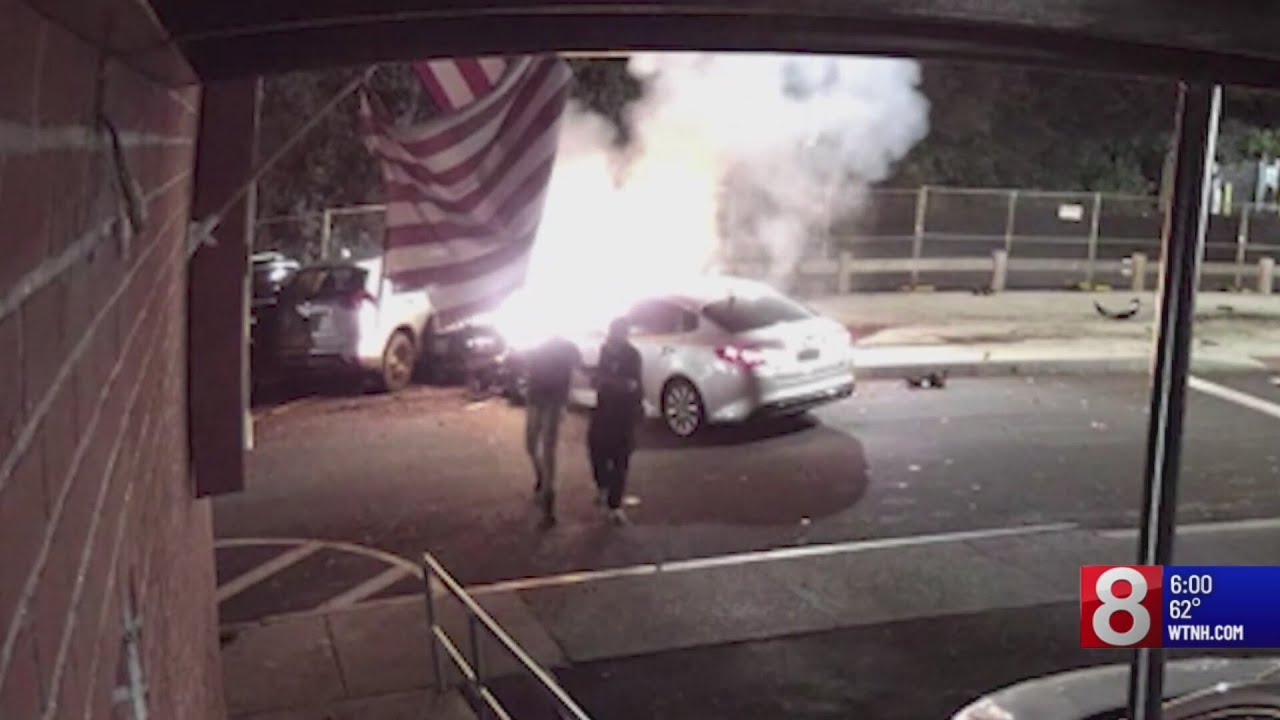EXCLUSIVE: Good Samaritan rescues man from burning car in Ansonia - YouTube