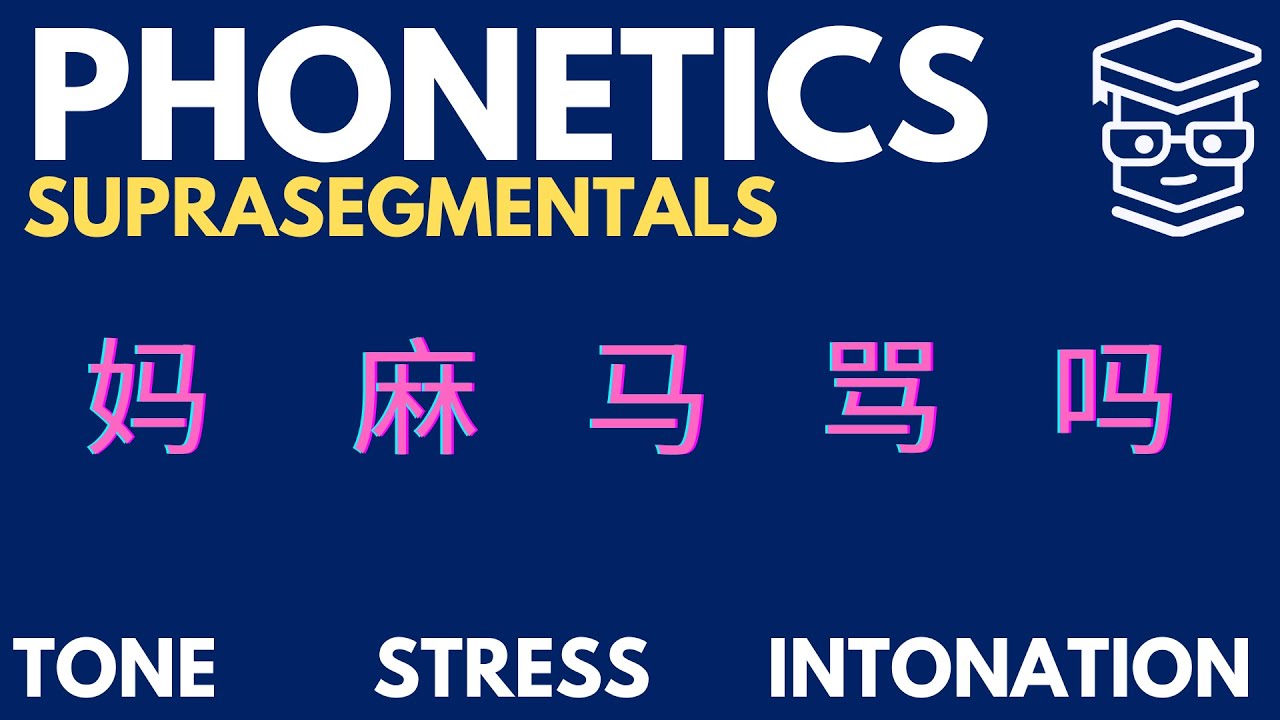 Suprasegmentals! Tone, Intonation, Stress, and Pitch