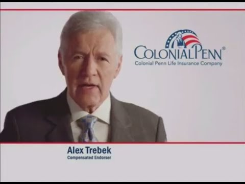 Colonial Penn Commercial With Alex Trebek Youtube