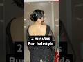 Bun hairdo #hairstyle #hairtutorial