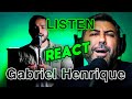 REAGINDO (REACT) a Gabriel Henrique - Listen | Análise Vocal por Rafa Barreiros