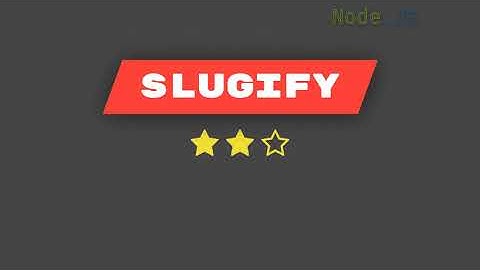 Learn JavaScript • Slugify