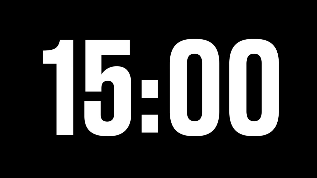 start a timer for 15 minutes start a timer for 15 minutes