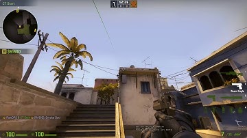Mirage - CT to B Apps Retake Smoke - CSGO