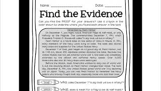 Pearl Harbor Worksheet help