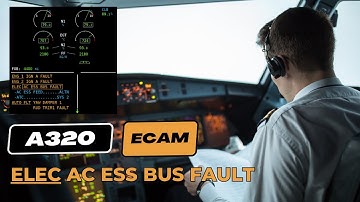 A320 ECAM - AC ESS BUS FAULT | A320 Electrics