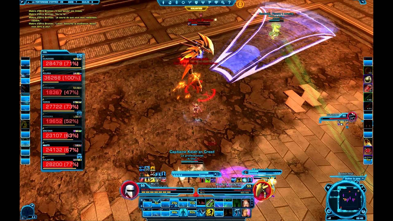 SWTOR - Forteresse d'Effroi HM8 - Master Brontes