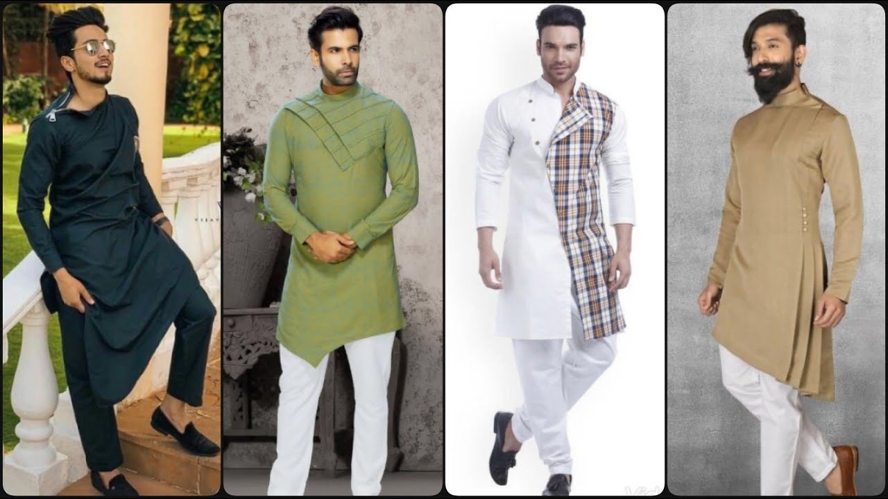 Stylish & Trendy Men's Kurta Pajama Designs Ideas - YouTube