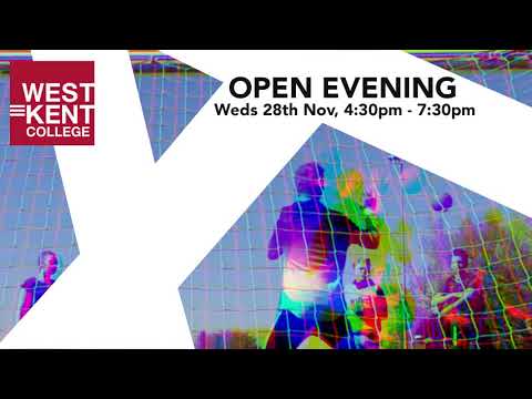 Next Open Evening at West Kent College