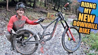RIDING MY NEW DOWNHILL BIKE screenshot 5