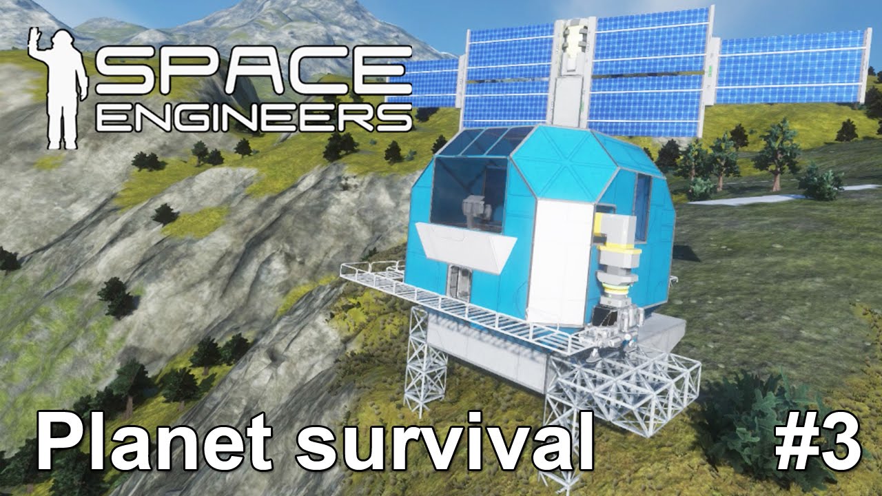 Space engineers Recharge dock for Battery exploration ship YouTube