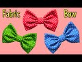 How To Make Fabric Bow - DIY Fabric Bow - Diy Hair Accessories