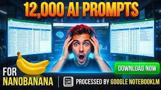 I Found 12,000 Secret Nano Banana Pro Ai Prompts & How To Use Them With Notebooklm