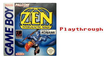 Zen: Intergalactic Ninja (Game Boy) - Playthrough