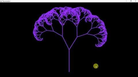 Fractal Animation | Binary Tree | Java
