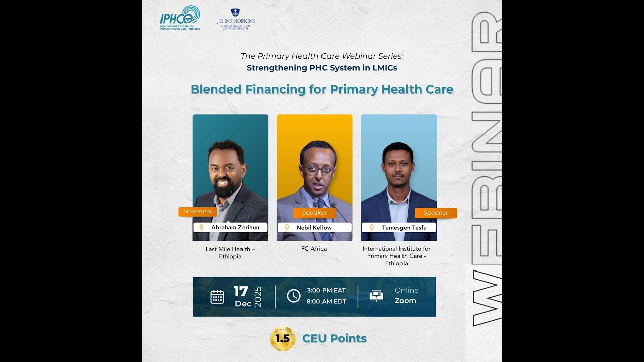 Blended Finance for Primary Health Care
