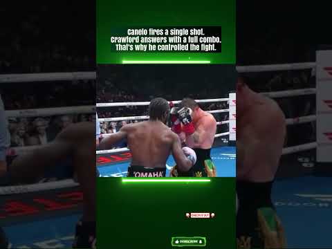Canelo Throws One Crawford Fires Four Right Back