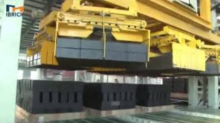 Automatic green brick stacking machinery