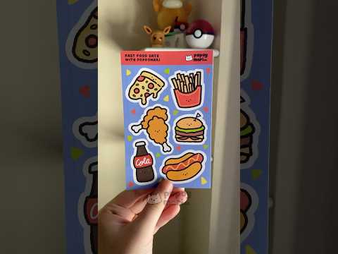 Fast Food Sticker Sheet asmr sticker stickersheet stickershop cute kawaii
